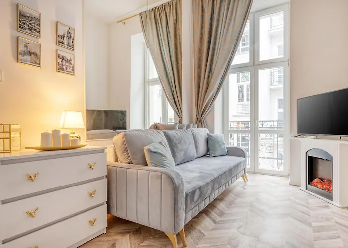 Elegant Studio - Entresol, Balcony - By Rentujemy